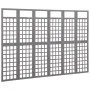 Screen/Trellis with 6 panels gray fir wood 242.5x180 cm by vidaXL, Room dividers - Ref: Foro24-316489, Price: 155,90 €, Disco...