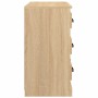 Aparador de madera contrachapada roble Sonoma 70x35,5x67,5 cm