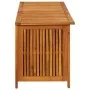 Caja de almacenaje de jardín madera maciza acacia 150x50x58 cm de vidaXL, Cajas de almacenaje para exteriores - Ref: Foro24-3...
