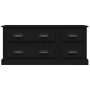 Mueble para TV madera contrachapada negro 100x35,5x45 cm