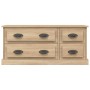 Mueble para TV madera contrachapada roble Sonoma 100x35,5x45 cm