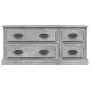 Mueble de TV madera contrachapada gris hormigón 100x35,5x45 cm en Muebles TV | Comprar online en Foro24
