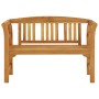 Banco de jardín madera de acacia maciza 114 cm de vidaXL, Bancos de jardín - Ref: Foro24-316497, Precio: 172,70 €, Descuento: %