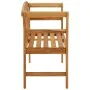 Gartenbank aus massivem Akazienholz, 114 cm von vidaXL, Gartenbänke - Ref: Foro24-316497, Preis: 150,12 €, Rabatt: %