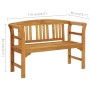 Banco de jardín madera de acacia maciza 114 cm de vidaXL, Bancos de jardín - Ref: Foro24-316497, Precio: 172,70 €, Descuento: %