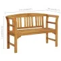 Gartenbank aus massivem Akazienholz, 114 cm von vidaXL, Gartenbänke - Ref: Foro24-316497, Preis: 150,12 €, Rabatt: %
