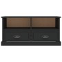 Mueble para TV madera contrachapada negro 93x35,5x45 cm
