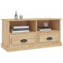 Mueble para TV madera contrachapada roble Sonoma 93x35,5x45 cm