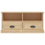 Mueble para TV madera contrachapada roble Sonoma 93x35,5x45 cm