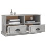 Mueble de TV madera contrachapada gris hormigón 93x35,5x45 cm en Muebles TV | Comprar online en Foro24