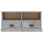 Mueble de TV madera contrachapada gris hormigón 93x35,5x45 cm en Muebles TV | Comprar online en Foro24