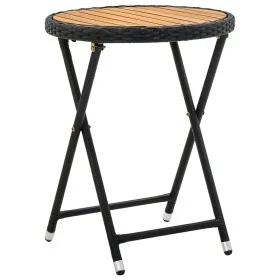 Synthetic rattan and solid acacia wood coffee table 60 cm by vidaXL, Garden tables - Ref: Foro24-316509, Price: 42,92 €, Disc...
