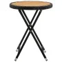 Couchtisch aus synthetischem Rattan und massivem Akazienholz, 60 cm von vidaXL, Gartentische - Ref: Foro24-316509, Preis: 42,...