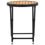 Couchtisch aus synthetischem Rattan und massivem Akazienholz, 60 cm von vidaXL, Gartentische - Ref: Foro24-316509, Preis: 42,...
