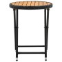 Synthetic rattan and solid acacia wood coffee table 60 cm by vidaXL, Garden tables - Ref: Foro24-316509, Price: 42,80 €, Disc...