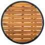 Couchtisch aus synthetischem Rattan und massivem Akazienholz, 60 cm von vidaXL, Gartentische - Ref: Foro24-316509, Preis: 42,...