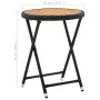 Couchtisch aus synthetischem Rattan und massivem Akazienholz, 60 cm von vidaXL, Gartentische - Ref: Foro24-316509, Preis: 42,...