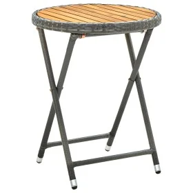 Synthetic rattan and solid acacia wood coffee table 60 cm by vidaXL, Garden tables - Ref: Foro24-316510, Price: 58,99 €, Disc...