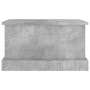 Baúl almacenaje madera contrachapada gris hormigón 50x30x28 cm en Baúles de almacenamiento | Comprar online en Foro24