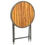 Couchtisch aus synthetischem Rattan und massivem Akazienholz, 60 cm von vidaXL, Gartentische - Ref: Foro24-316510, Preis: 58,...