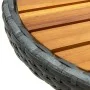 Couchtisch aus synthetischem Rattan und massivem Akazienholz, 60 cm von vidaXL, Gartentische - Ref: Foro24-316510, Preis: 58,...