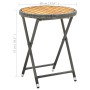 Synthetic rattan and solid acacia wood coffee table 60 cm by vidaXL, Garden tables - Ref: Foro24-316510, Price: 59,50 €, Disc...
