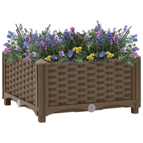 Flower bed 40x40x23 cm polypropylene by vidaXL, Pots and planters - Ref: Foro24-316511, Price: 28,81 €, Discount: %