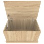 Caja de almacenaje roble Sonoma 70x40x38 cm madera de ingeniería