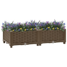 Blumenbeet 80x40x23 cm Polypropylen von vidaXL, Töpfe und Pflanzgefäße - Ref: Foro24-316512, Preis: 42,10 €, Rabatt: %