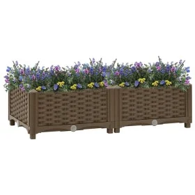 Blumenbeet 80x40x23 cm Polypropylen von vidaXL, Töpfe und Pflanzgefäße - Ref: Foro24-316512, Preis: 38,95 €, Rabatt: %