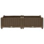 Flower bed 80x40x23 cm polypropylene by vidaXL, Pots and planters - Ref: Foro24-316512, Price: 42,10 €, Discount: %
