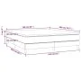 Box spring bed with gray synthetic leather mattress 160x200 cm by vidaXL, Beds and slatted bases - Ref: Foro24-3144271, Price...