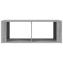 Mesa de centro madera contrachapada gris Sonoma 100x50x36 cm