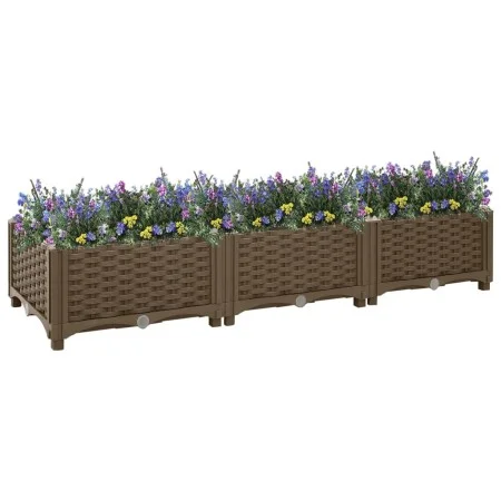 Blumenbeet 120x40x23 cm Polypropylen von vidaXL, Töpfe und Pflanzgefäße - Ref: Foro24-316513, Preis: 49,60 €, Rabatt: %