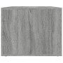 Mesa de centro madera contrachapada gris Sonoma 80x50x40 cm