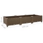 Blumenbeet 120x40x23 cm Polypropylen von vidaXL, Töpfe und Pflanzgefäße - Ref: Foro24-316513, Preis: 50,41 €, Rabatt: %