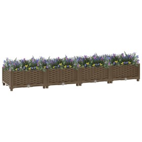 Flower bed 160x40x23 cm polypropylene by vidaXL, Pots and planters - Ref: Foro24-316514, Price: 60,15 €, Discount: %