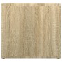 Mesita de noche madera contrachapada roble Sonoma 41x40x36 cm