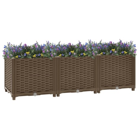 Blumenbeet 120x40x38 cm Polypropylen von vidaXL, Töpfe und Pflanzgefäße - Ref: Foro24-316517, Preis: 66,15 €, Rabatt: %