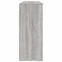 Armario de pared madera contrachapada gris Sonoma 80x33x80 cm
