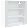 Armario de pared madera contrachapada blanco 80x33x80 cm