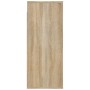 Armario de pared madera contrachapada roble sonoma 80x33x80 cm