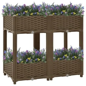 Planter box 80x40x71 cm polypropylene by vidaXL, Pots and planters - Ref: Foro24-316520, Price: 74,49 €, Discount: %