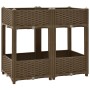 Blumenbeet 80x40x71 cm Polypropylen von vidaXL, Töpfe und Pflanzgefäße - Ref: Foro24-316520, Preis: 75,92 €, Rabatt: %
