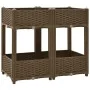Blumenbeet 80x40x71 cm Polypropylen von vidaXL, Töpfe und Pflanzgefäße - Ref: Foro24-316520, Preis: 74,49 €, Rabatt: %
