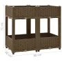 Blumenbeet 80x40x71 cm Polypropylen von vidaXL, Töpfe und Pflanzgefäße - Ref: Foro24-316520, Preis: 74,49 €, Rabatt: %