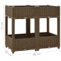 Planter box 80x40x71 cm polypropylene by vidaXL, Pots and planters - Ref: Foro24-316520, Price: 75,92 €, Discount: %