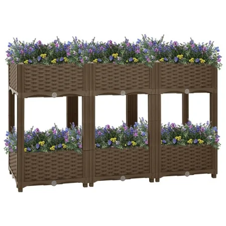 Flowerbed 120x40x71 cm polypropylene by vidaXL, Pots and planters - Ref: Foro24-316521, Price: 99,26 €, Discount: %