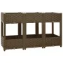 Flowerbed 120x40x71 cm polypropylene by vidaXL, Pots and planters - Ref: Foro24-316521, Price: 99,26 €, Discount: %