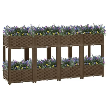 Planter box 160x40x71 cm polypropylene by vidaXL, Pots and planters - Ref: Foro24-316522, Price: 125,04 €, Discount: %
